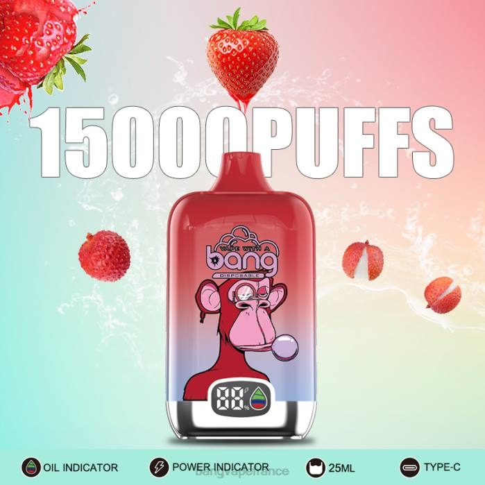 Bang Vape Digital Smart Screen 15000 bouffées 25ml 80TH11 jetable Bang Vape france