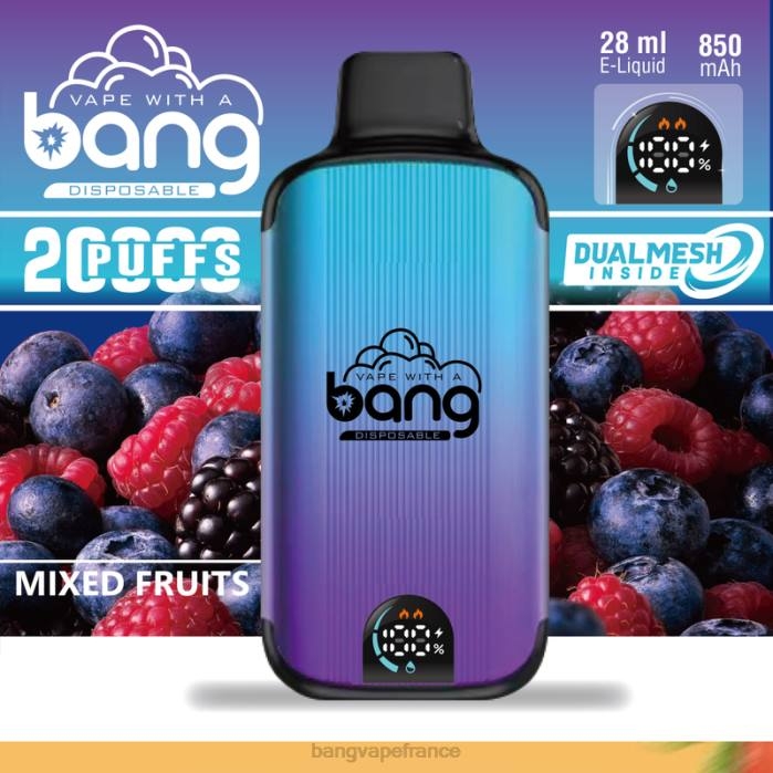 Bang Vape Digital Smart Screen 20000 bouffées 80TH3 jetable Bang Vape paris
