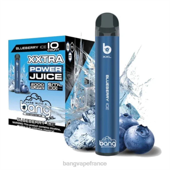 Bang Vape XXL 2000 bouffées 80TH14 glace aux myrtilles vape gang paris