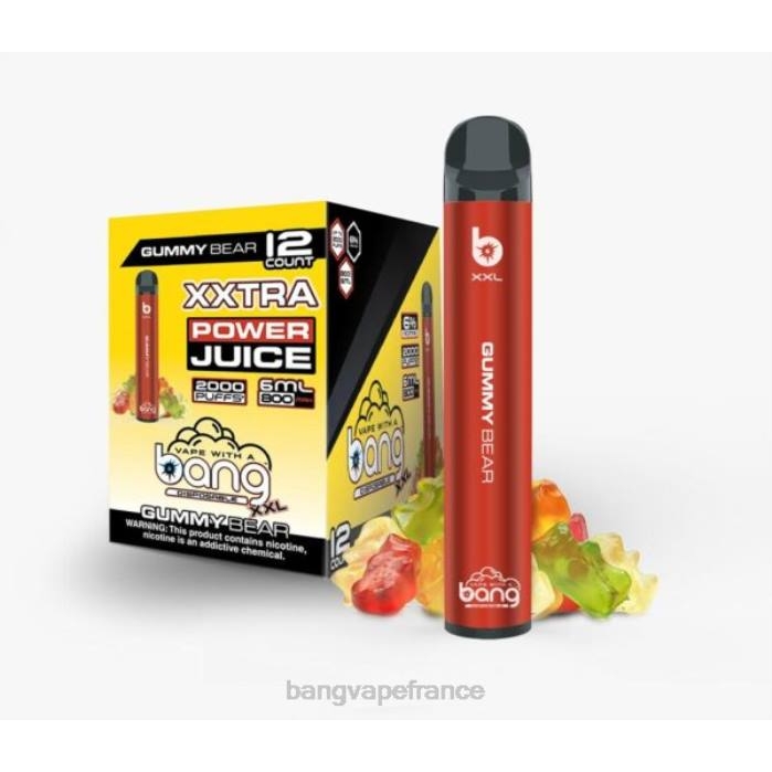 Bang Vape XXL 2000 bouffées 80TH17 ours gommeux vape gang shop