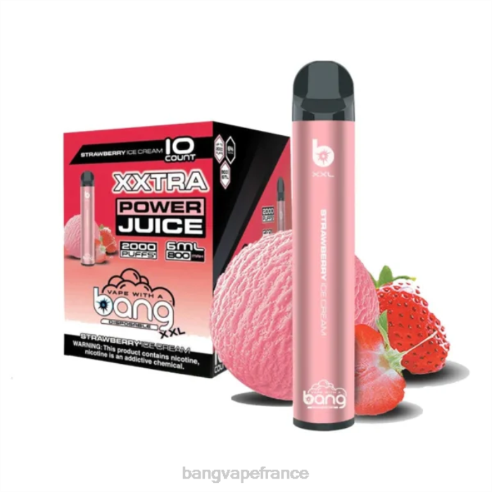 glace à la fraise